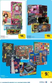 Carrefour folder Pagina 43: Speelgoed verschillende modellen €14,99, Speelgoed verschillende modellen €19,99