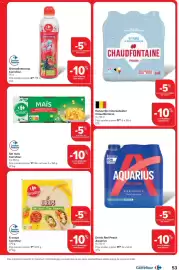 Carrefour folder Pagina 53: 6 wraps €1,65, Drank Red Peach Aquarius €10,79
