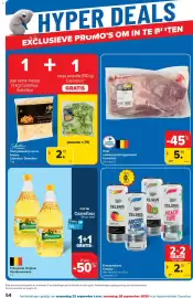 Carrefour folder Pagina 54: Energiedrank Celsius €2,78, Heel varkensspieringgebraad €5,95