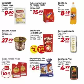 Tabloide Dia Página 7: Nestlé - achocolatado em pó nescau €15,90, Imperio - cerveja €2,99