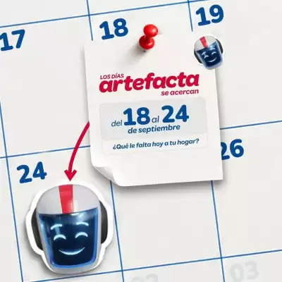 Artefacta (válido hasta 24-09)