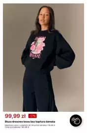 4F gazetka tydzień 38 Strona 10: Bluza dresowa loose bez kaptura damska 4F €99,99