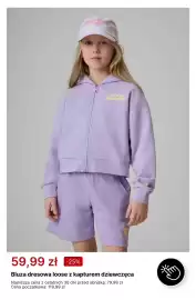 4F gazetka tydzień 38 Strona 6: Bluza dresowa loose z kapturem dziewczęca 4F €59,99