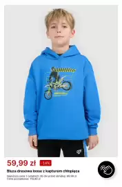 4F gazetka tydzień 38 Strona 7: Bluza dresowa loose z kapturem chłopięca 4F €59,99