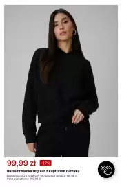 4F gazetka tydzień 38 Strona 8: Bluza dresowa regular z kapturem damska €99,99