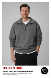4F gazetka tydzień 38 Strona 9: Bluza dresowa regular bez kaptura męska 4F €99,99