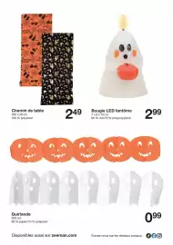 Catalogue Zeeman semaine 38 page 14: Guirlande €0,99, Bougie led fantome €2,99