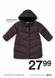 Catalogue Zeeman semaine 38 page 6: Doudoune enfant €27,99