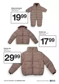 Zeeman folder week 38 Pagina 2: Dames jas €29,99, Baby buitenpak €19,99