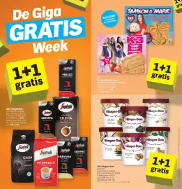 Albert Heijn folder week 39 Pagina 8: Alle Häagen-Dazs Diepvries €6,49, K3 aardbeienkoeken en Samson & Marie koeken €2,99