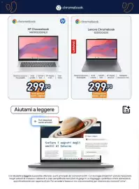 Volantino Unieuro Pagina 3: Ochromebook HP Chromebook 14ANFOOOONLX chromebook hp chromebook Lenovo Lenovo Chromebook