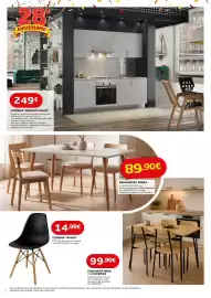 Folheto Bricomarché Página 2: Cadeira aspas €14,99, Polar - cozinha branco €249,00