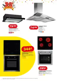 Folheto Bricomarché Página 4: Teka - exaustor telescopico €79,90, Turboair - chamné de cozinha €74,90
