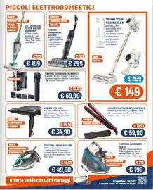 Volantino Vantaggi Sottocasa Pagina 5: Rowenta lavapavimenti GZ5736EO €299,00, Dreame scopa ricaricabile 10 €149,00