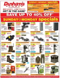 Dunham's Sports weekly ad week 38 Page 1