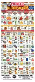 Pioneer Supermarkets weekly ad week 38 Page 1: Yukon Gold Potatoes €0,99, Pillsbury Cookie Dough €3,99