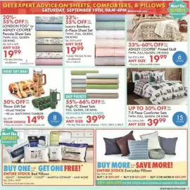 Boscov's weekly ad Page 17: Throw Gift Set €14,99, 7-8 Piece Comforter Sets €39,99