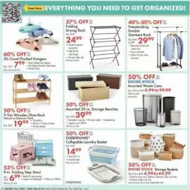 Boscov's weekly ad Page 18: Freestanding Double Garment Rack €29,99, Folding Drying Rack €24,99