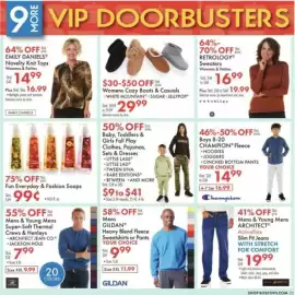 Boscov's weekly ad Page 25: Champion fleece hoodies, joggers, or cinched bottom pants €14,99