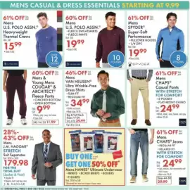 Boscov's weekly ad Page 30: Mens U.S. Polo Assn. Fleece Sweatshirts or Fleece Pants €19,99