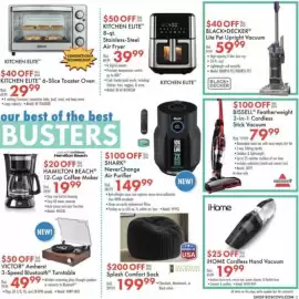 Boscov's weekly ad Page 5: Bissell featherweight 2-in-1 cordless stick vacuum €79,99