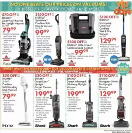 Boscov's weekly ad Page 7: Bissell SpinWave Cordless Spin Mop & Vacuum €99,99