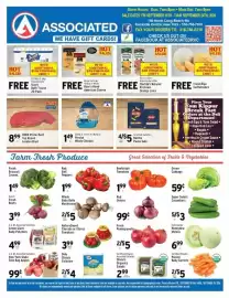Associated weekly ad week 38 Page 1: Olivia's Organics Salads €2,99, Fresh Pomegranates €5,00