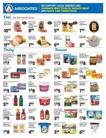 Associated weekly ad week 38 Page 3: Birds Eye Steamfresh Vegetables €3,00, Turkey Hill Ice Cream €3,99