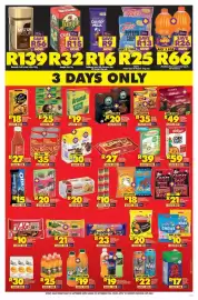 Shoprite catalogue Page 3: Pepsi - pepsi zero sugar / mountain dew / mirinda soft drink €19,00, Fruit juice blend €30,00