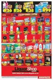 Shoprite catalogue Page 4: Plush - supreme pine gel all purpose cleaner €27,00, Domestos - multipurpose thick bleach €26,00