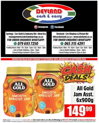 Devland Cash And Carry (valid until 23-09)