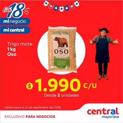 Central Mayorista (válido hasta 18-09)