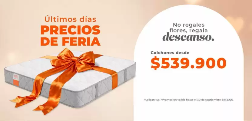 Colchones Romance Relax (válido hasta 2-10)