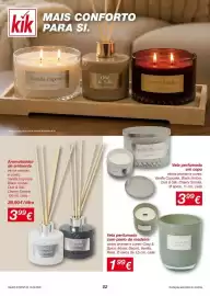 Folheto ALDI Página 2: Aromatizador de ambiente €3,99, Vela perfumada com pavio de madeira cosy & spice €1,99