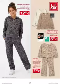Folheto ALDI Página 7: Conjunto para criança €7,99, Camisola de manga comprida para criança KIK €6,99
