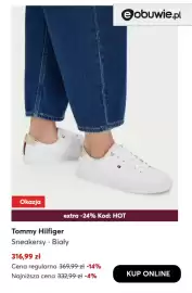 Eobuwie gazetka Strona 10: eobuwie.pl Okazja Tommy Hilfiger extra -24% Kod: HOT Sneakersy Biały 316,99 zł Cena regularna