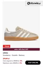 Eobuwie gazetka Strona 8: Adidas Sneakersy · Gazelle · Beżowy €379,99
