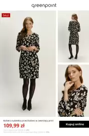 Greenpoint gazetka tydzień 38 Strona 2: Kobieca sukienka przed kolano w zwierzęcy print Greenpoint €109,99