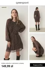 Greenpoint gazetka tydzień 38 Strona 5: Krótka sukienka z nadrukiem w kwiaty Greenpoint €149,99