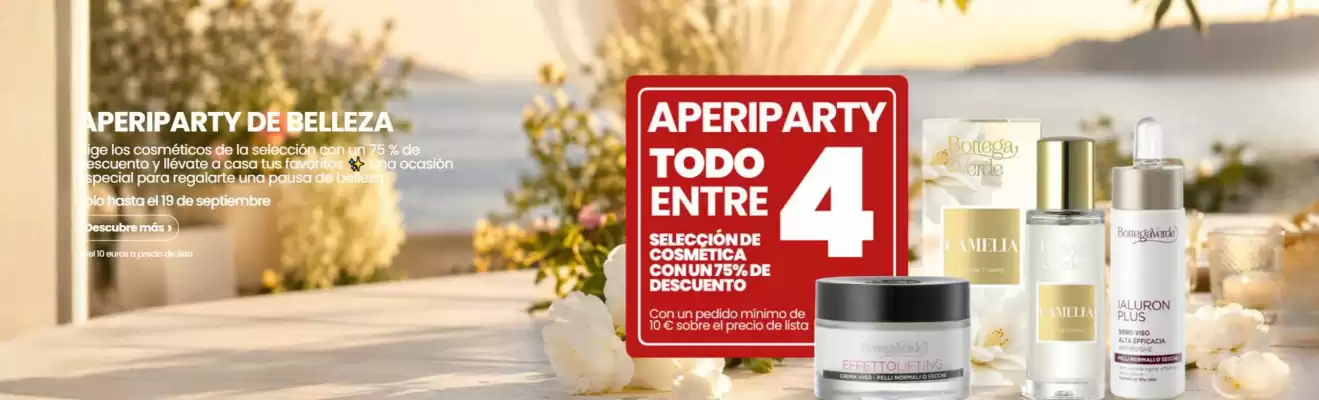 Bottega Verde (válido hasta el 19-09)