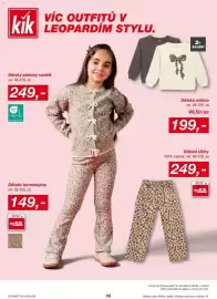 Lidl leták Strana 6: VÍC OUTFITŮ V kik LEOPARDÍM STYLU. 2- BALENÍ Dětský pletený svetřík vel. 98-128, za 249,- OEKO TEX