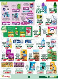 Catálogo Soriana Súper semana 38 Página 7: Whiskas alimento húmedo pouch para gato €461,30, Purina Mainstay €529,00