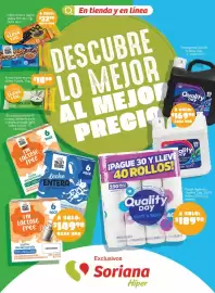Folleto Soriana Híper Página 1: Valley foods - frijol pinto o negro €22,90, Valley foods - arroz súper extra €18,00