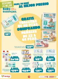 Folleto Soriana Híper Página 16: Baby essentials Pañales jumbo pack €469,00, Baby essentials toallitas húmedas €3.490,00