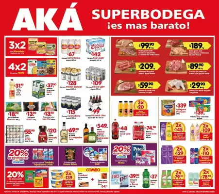 AKÁ Superbodega (válido hasta 20-09)