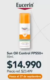 Catálogo Salcobrand Página 9: Eucerin - oil control fps50+ €14.990,00