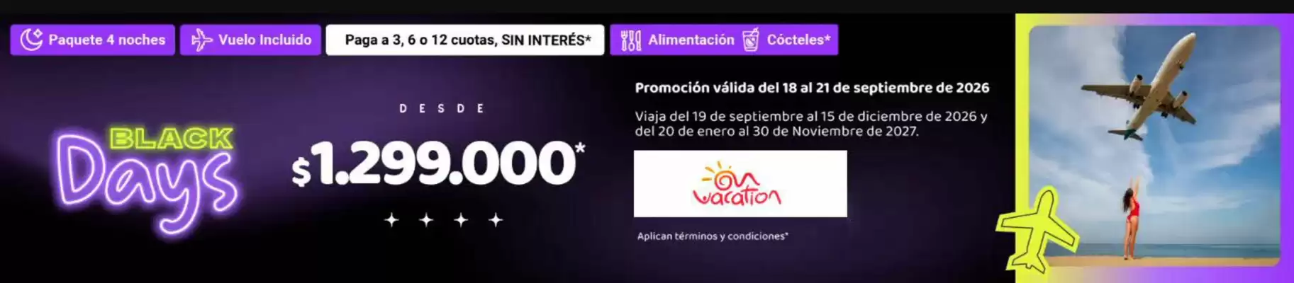 On Vacation (válido hasta 23-09)
