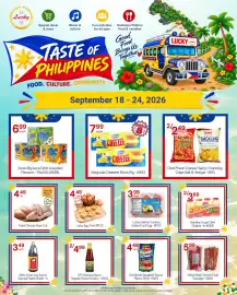Lucky Supermarket flyer week 38 Page 4: Zesto Big Juice Drink Assorted Flavours €6,99, Magnolia Cheezee Block Big €7,99