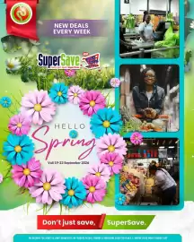 Super Save catalogue Page 1: 2 NEW DEALS EVERY WEEK SuperSave Don't just save, SuperSave IGA FOOD TOWN HYPER 5 HELLO Spring