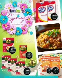 Super Save catalogue Page 10: Golden Cloud cake wheat flour €104,99, Jungle Corn Flakes €54,99